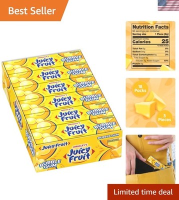 Individually Wrapped  Bubble Gum - 90 Pieces of Deliciousness