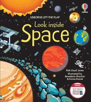Space (Look Inside) - UK English - Board book, by Rob Lloyd Jones - Very Good x