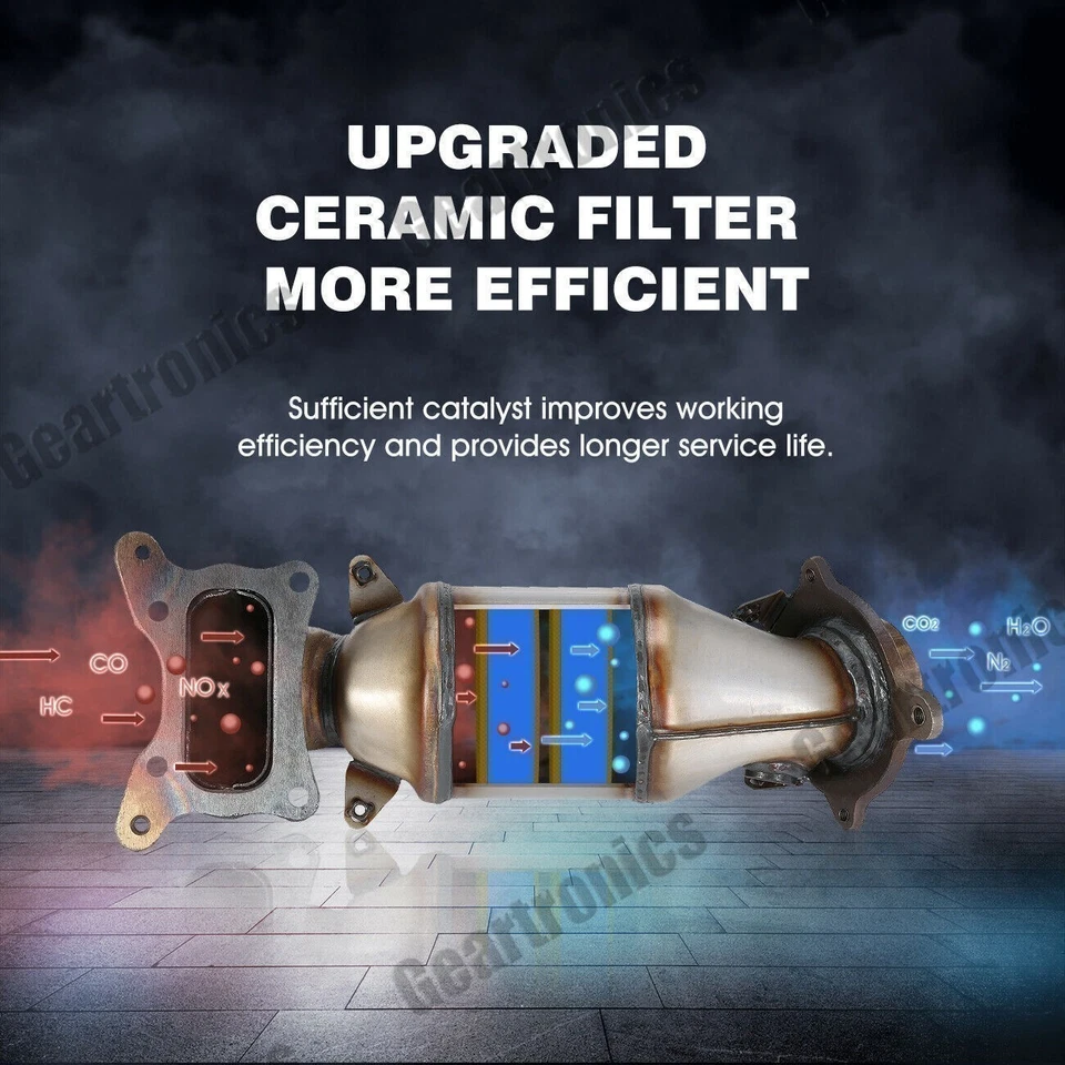 Convertidor catalítico con sensor de O2 para Honda Accord 2008 2009 2010 2011 2012 2,4 L Foto 4 de 4