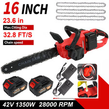 16 Cordless Electric Chainsaw 42V Brushless H...