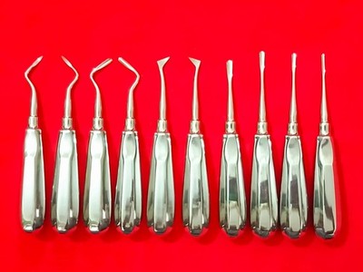Hu Friedy Quality Dental Luxation HEIDBRINK CRYER STRAIGHT Root Elevators