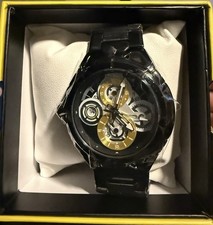Invicta S1 Rally Men  s Watch 44mm Black  Yellow Dial BRAND NEW
