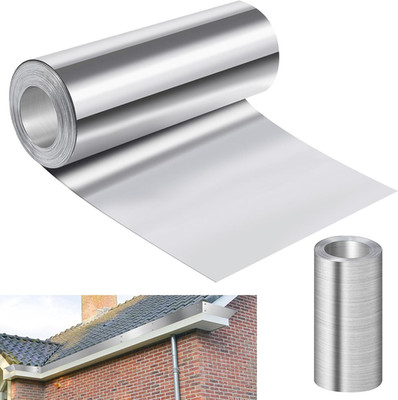 8'' X 50' Aluminum Flashing Roll - Roof Flashing, 0.2Mm Thickness Aluminum Roof