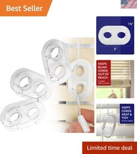 Versatile 4 Pack Window Blind Cord Winders - Effortless Safety Solution