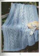 Knitting Patterns Big Book Quilt Knit Afghans Leisure Arts Q05