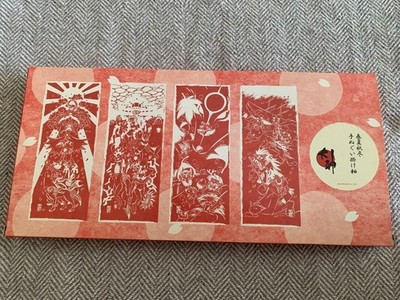 Okami 10th Anniversary Tenugui Towel Hanging Scroll Set Capcom Limited Japan
