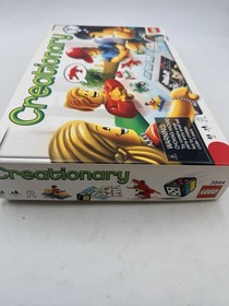 LEGO 3844 Creationary Game COMPLETE 2010 Building Challenges Cards Retired VGC
