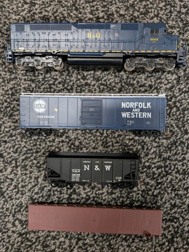 Locomotora Athern B&O #9607 escala HO con 3 coches sin probar envío gratuito  | Zustand: Used
