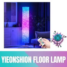 Soft Light Floor Lamp, 52 inch Simple Design Morden Slim Warm Light 3000K LED