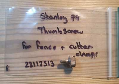 Vintage Stanley No 79 Seitenfalz Hobel Schraube Holzbearbeitung altes Werkzeug Zimmerei