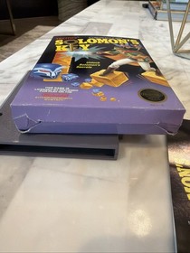 Solomon&rsquo;s Key NES Complete CIB Box Manual Inserts Near Mint