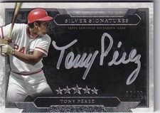 2020 Topps Five Star Cincinnati Reds Tony Perez Silver Signatures 36/40