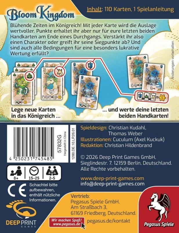 VORBESTELLUNG Bloom Kingdom (Deep Print Games) DE Brettspiel Kartenspiel - Bild 2 von 2