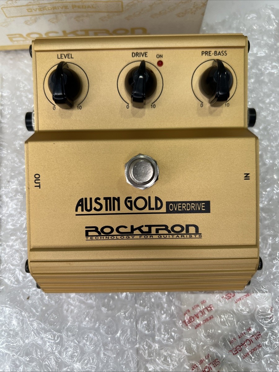 Rocktron Austin Gold Overdrive Guitar Effect Pedal NOS in Box | eBay