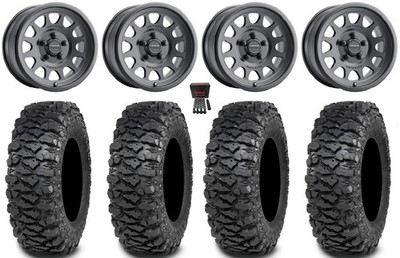 Method 414 15''Wheels Bk +13mm 32''Savage XT Sticky Tires UForce U10 Pro/U10XLPro