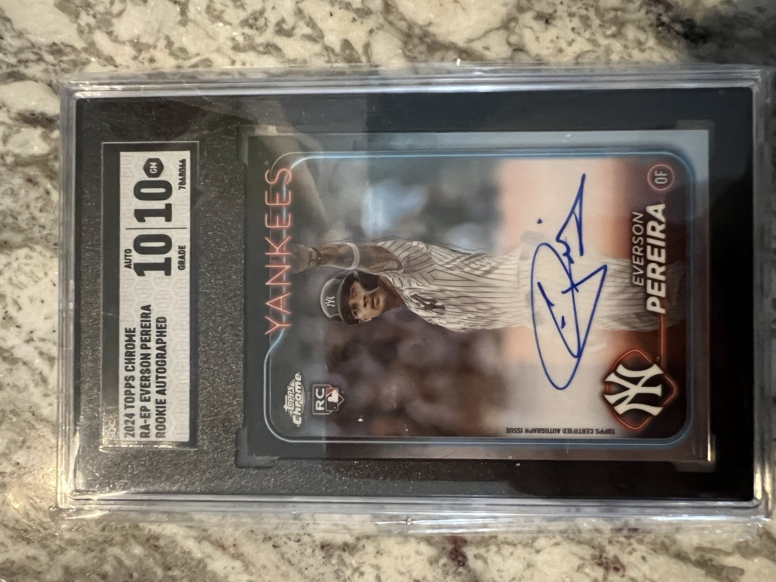 2024 Topps Chrome - Rookie Autographs Everson Pereira #RA-EP SGC 10-10