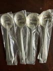 Four Old Lace Towle Sterling cream soup spoons, no monogram . New old stock