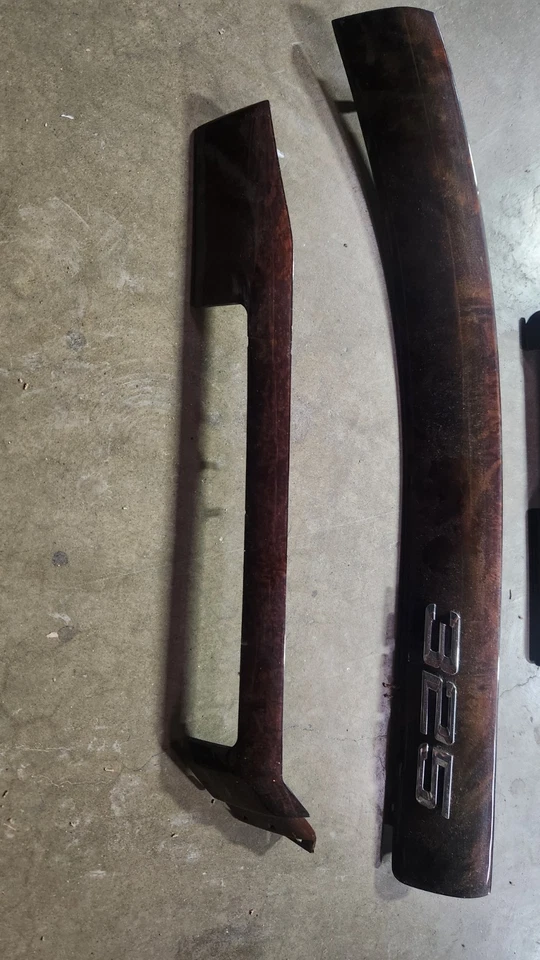 2001-2005 BMW 325i 325ci 325xi 330ci 330xi PAINEL EXTERNO DE ACABAMENTO DE GRÃO DE MADEIRA - Imagem 3 de 4