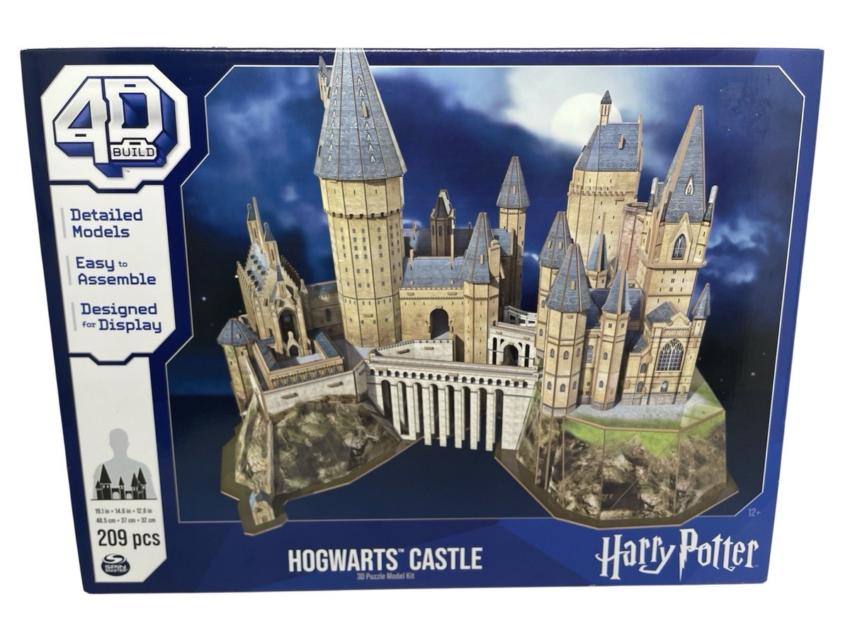 4D BUILD Harry Potter Hogwarts Castle Model Kit Puzzle 209pc FREE