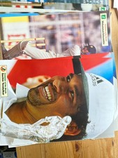 12 X COLOUR MAGAZINE PHOTO'S A4 OR LARGER  INDIAN CRICKET LEGENDS INC TENDULKAR