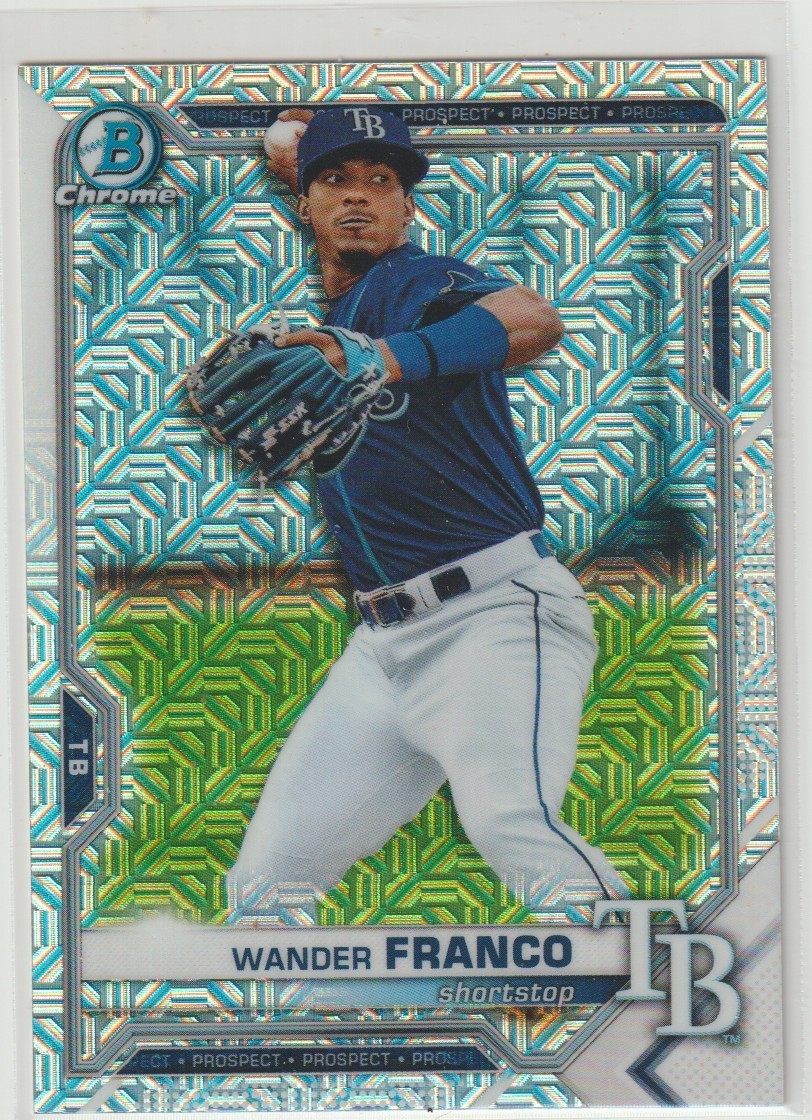 2021 Bowman Chrome - Prospects Wander Franco Mojo Refractor #BCP-240 Rays