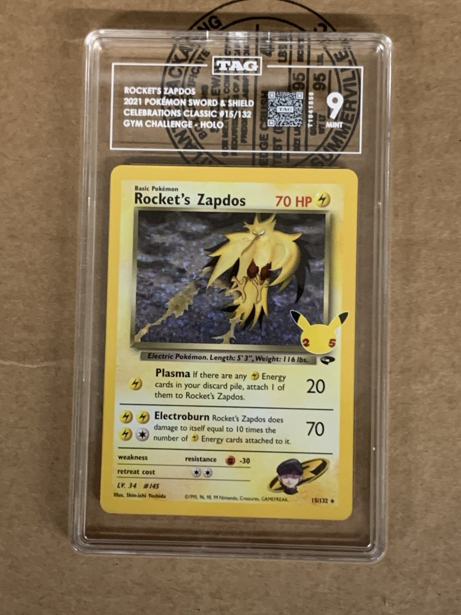 【PSA9】R団のサンダー(クリーチャーズ)【Rocket's Zapdos】 Pokemon Card “Team Rocket's Zapdos” 25th Anniversary