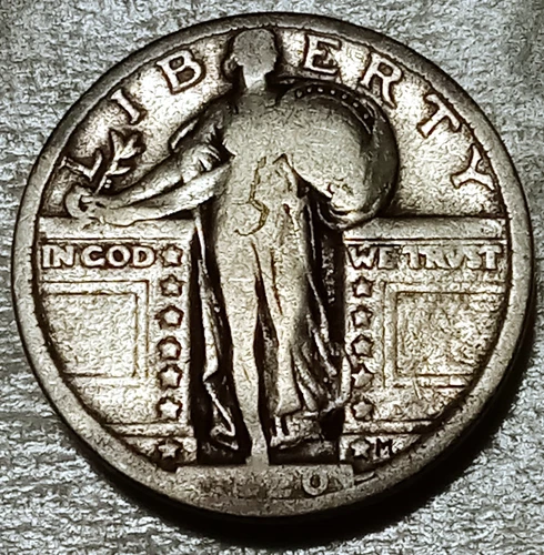 🟅 1920 Standing Liberty Quarter 25¢