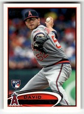 2012 Topps Update David Carpenter #US321 Los Angeles Angels ROOKIE CARD BEAUTY!. rookie card picture