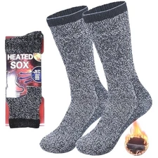 Winter Thermal -25*C Winter Boot Socks 10-13 Warm 2.13 TOG Thick BLUE Outdoor