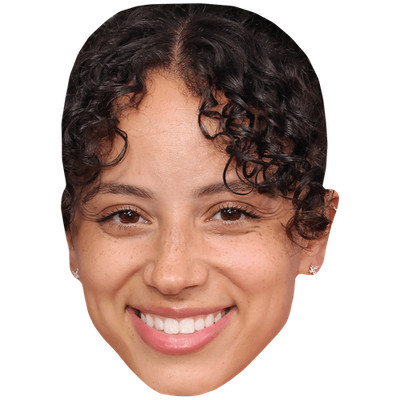 Kiana Madeira (Curls) Big Head. Larger than life mask.