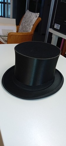 Vintage French Top Hat, Size 56, Circa 1950, "Best Product"