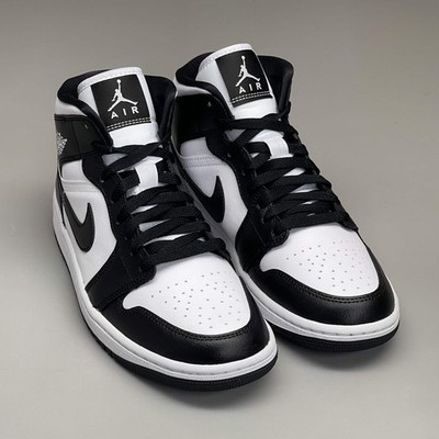 NIKE AIR JORDAN 1 Mid Panda Women's Sz 8 Black / White DV0991-101