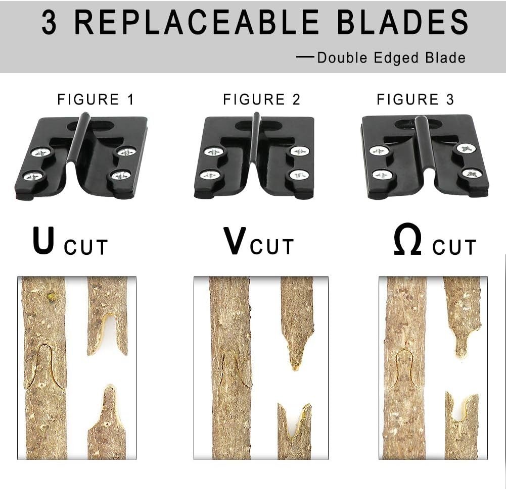 Garden Grafting Tool Kits, 2 in 1 Pruning Tools Including Grafting Knife Repl...