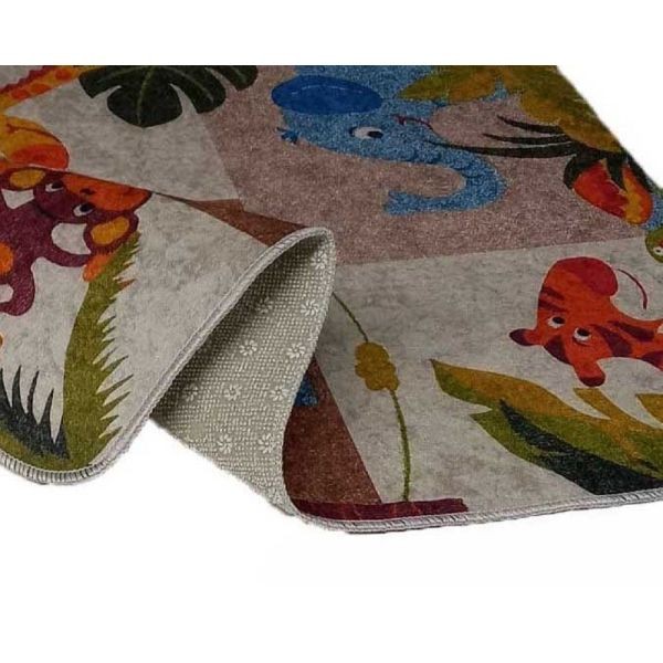 Tapis enfant jungle isolant thermique et phonique 80x150 en polyester - 2