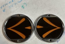 Early Pair Vintage Sparton Teleoptic Turn Signal Light Lenses Old Car Truck 3 Early Pair Vintage Sparton Teleoptic Turn Signal Light Lenses Old Car Truck 3