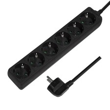 LogiLink Steckdosenleiste 6-fach mit Schutzkontak NEW