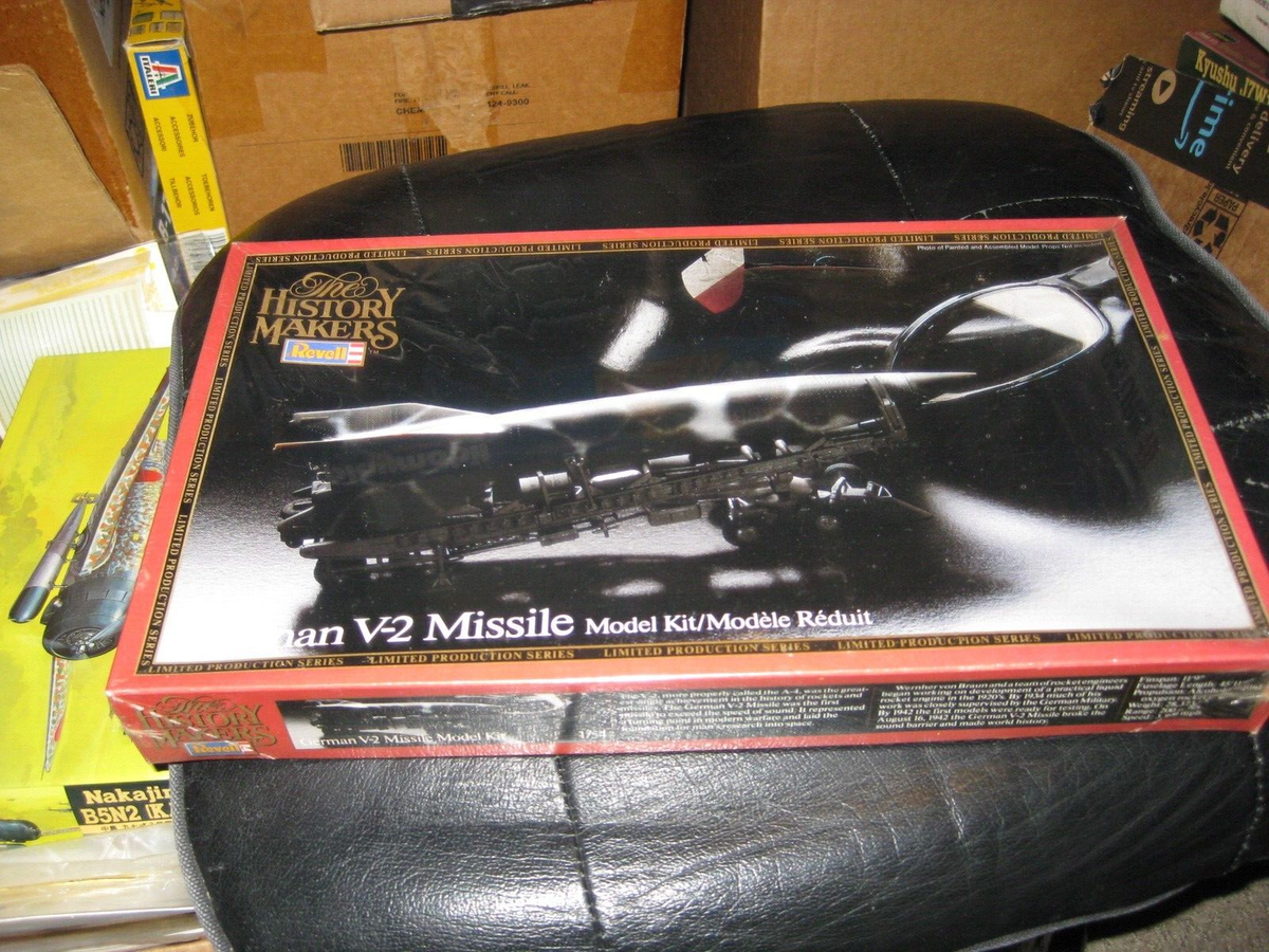 Sealed German V-2 Missile & Trailer by Revell in 1/54 scale from