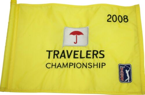 2008 Travelers Championship pin flag Stewart Cink TPC River Highlands open pga