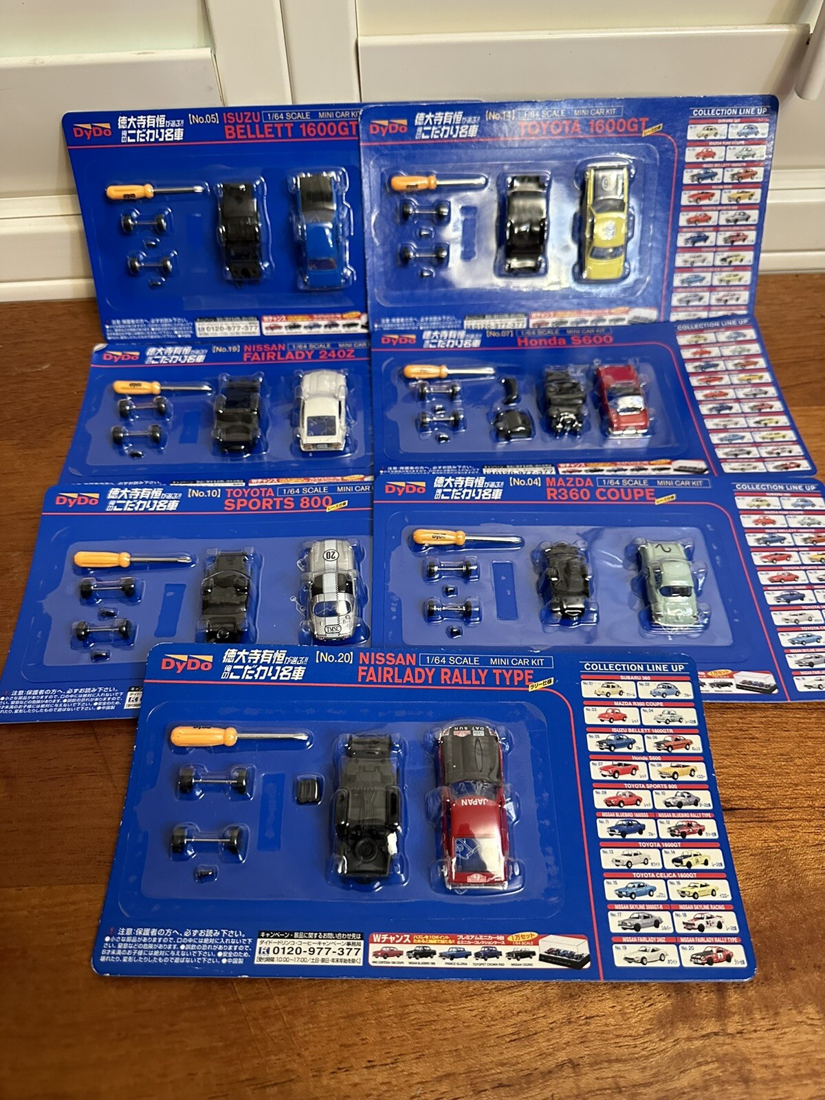 DYDO 1/64 Scale Mini Car KIT Lot Of 5 Mini Car eBay