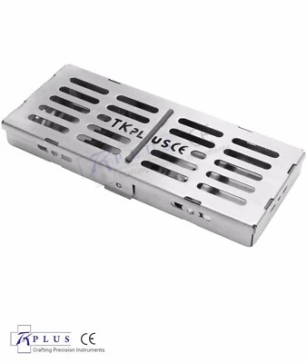 TK PLUS Dentaire Chirurgical Stérilisation Cassette pour 5 Instruments Fin Rack /