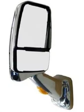 719193 Velvac Rv Chrome Driver Mirror with Camera and Turn Signal