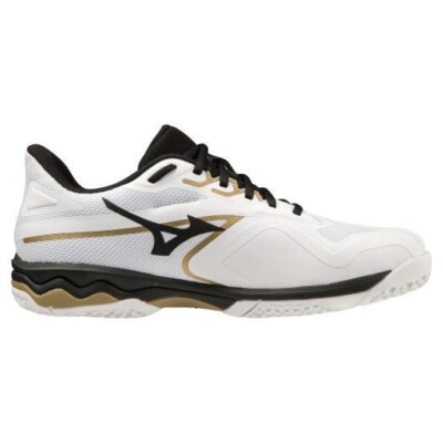 Mizuno WAVE EXCEED LIGHT 2 ブラック/ゴールド ワイド Amazon | [ミズノ] テニスシューズ ウエーブエクシードライト 2