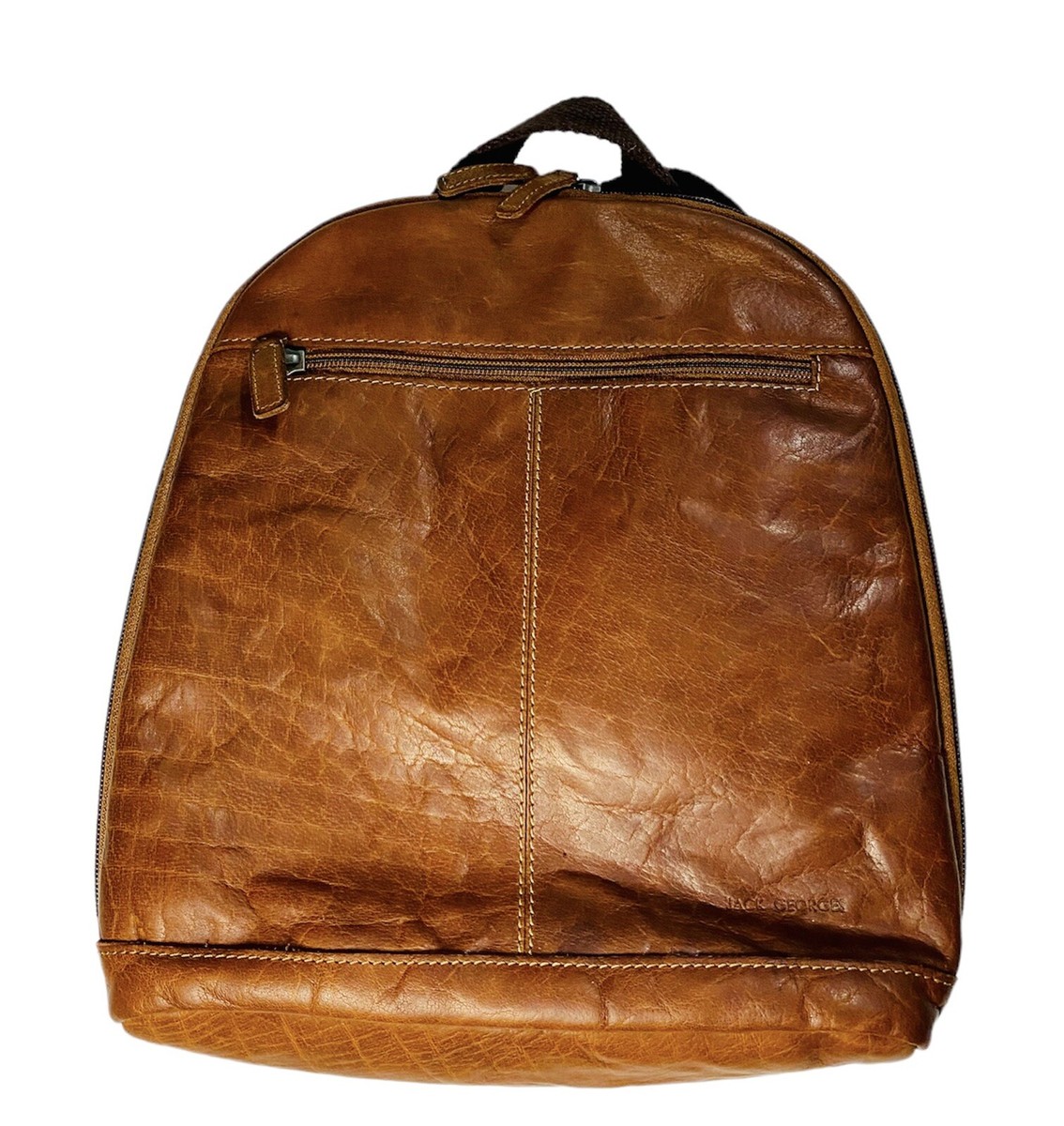 Jack Georges Genuine Leather Voyager Brown Cognac Convert  display picture 3