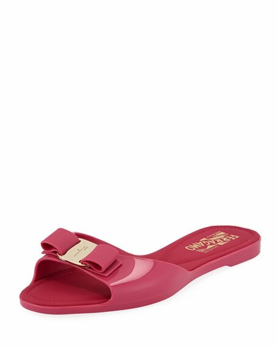 salvatore ferragamo cirella jelly slides
