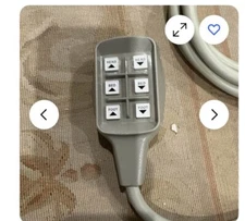 Invacare Hospital Bed Control Pendant PN:81013-A10 Round Plug 600 6HCJ7 (8 Pin)