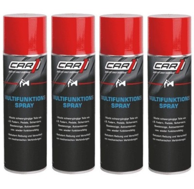 4 x 300ml CAR1 Multifunktionsspray Universal-Öl Kriechöl - CO 3009 - DHL Versand
