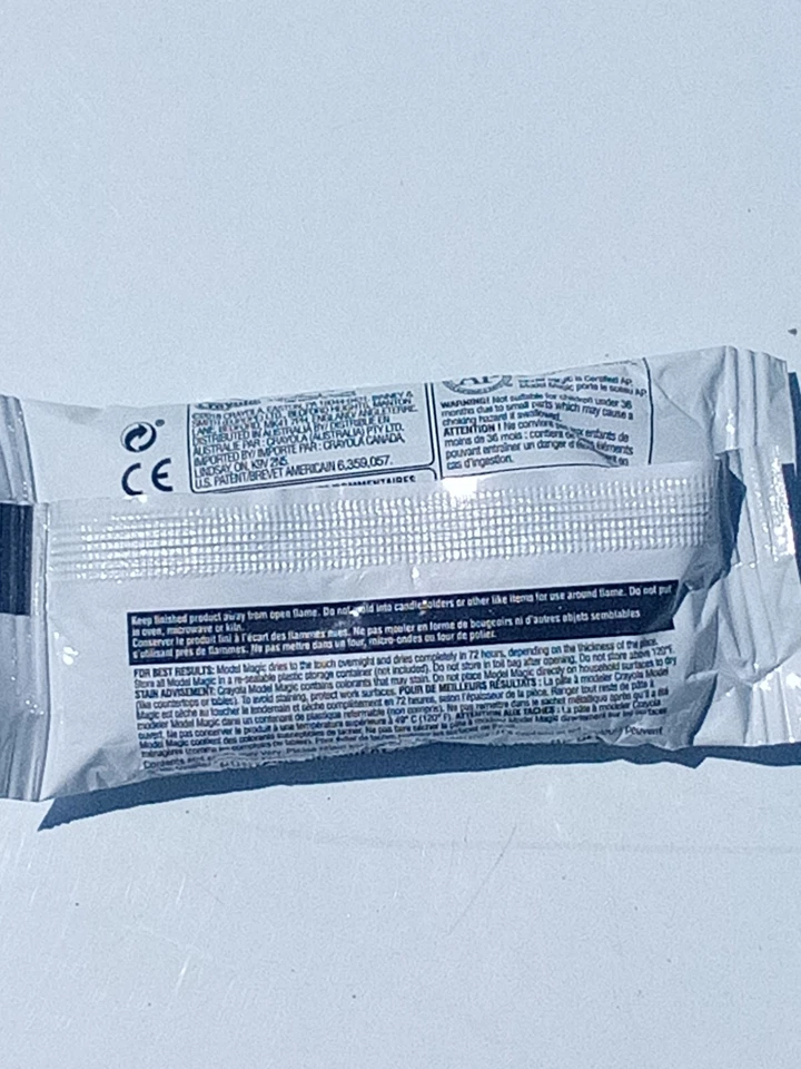 Crayola Model Magic Clay WHITE  - Image 2 of 2