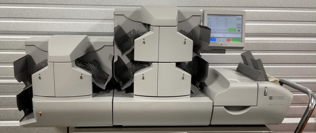 🔥Cummins-Allison Jetscan iFX i400 7-pocket Currency Sorter iFX400