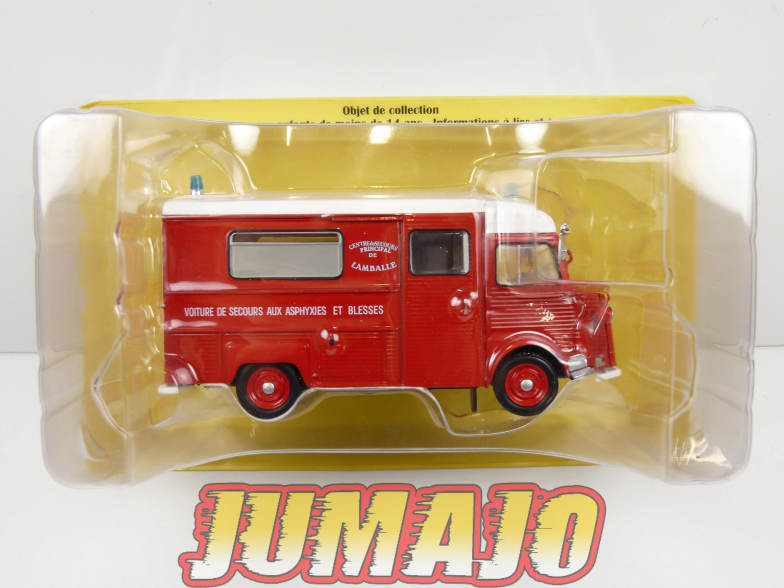 Citroën HY VSAB Sapeurs-Pompiers 1/43 – Modèle Réduit Hachette – Neuf