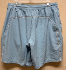Lululemon Swim Trunks Board Shorts Light Blue Men's Size 38 20  Outseam
